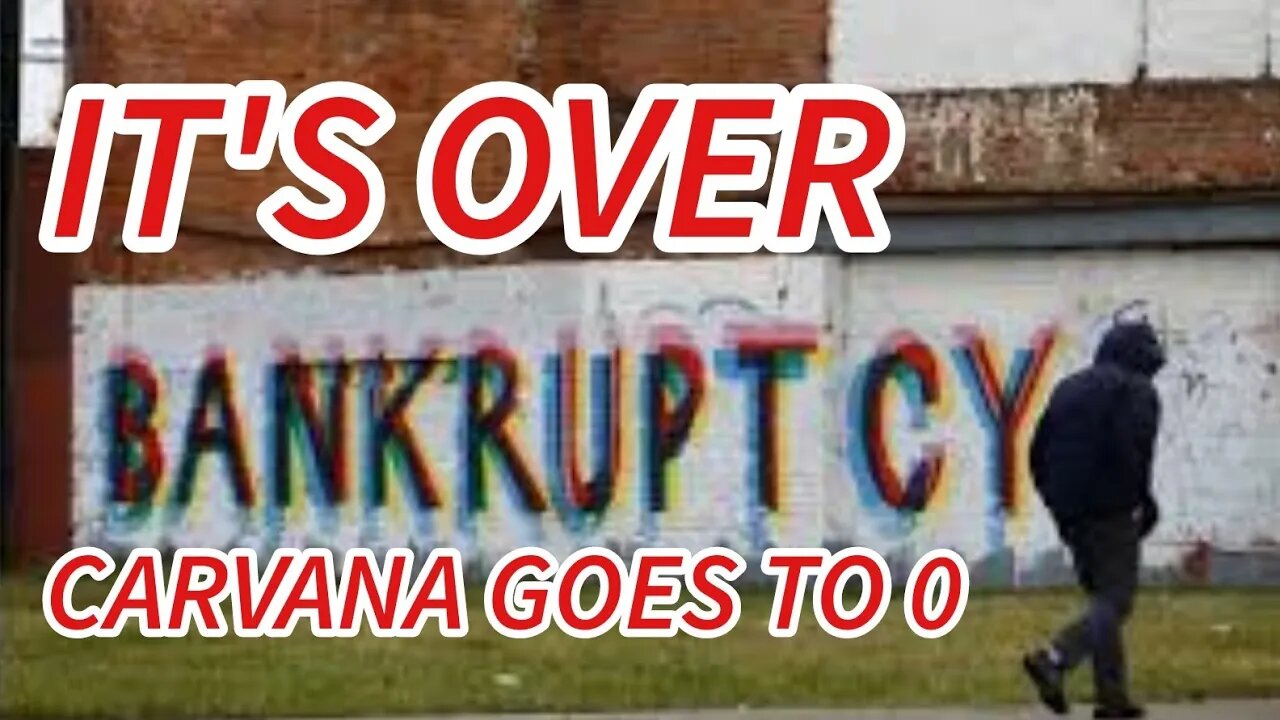 Carvana Creditors Call In Their Chips, Is It Bankruptcy? 7 Customers Email Me With Bounced Checks