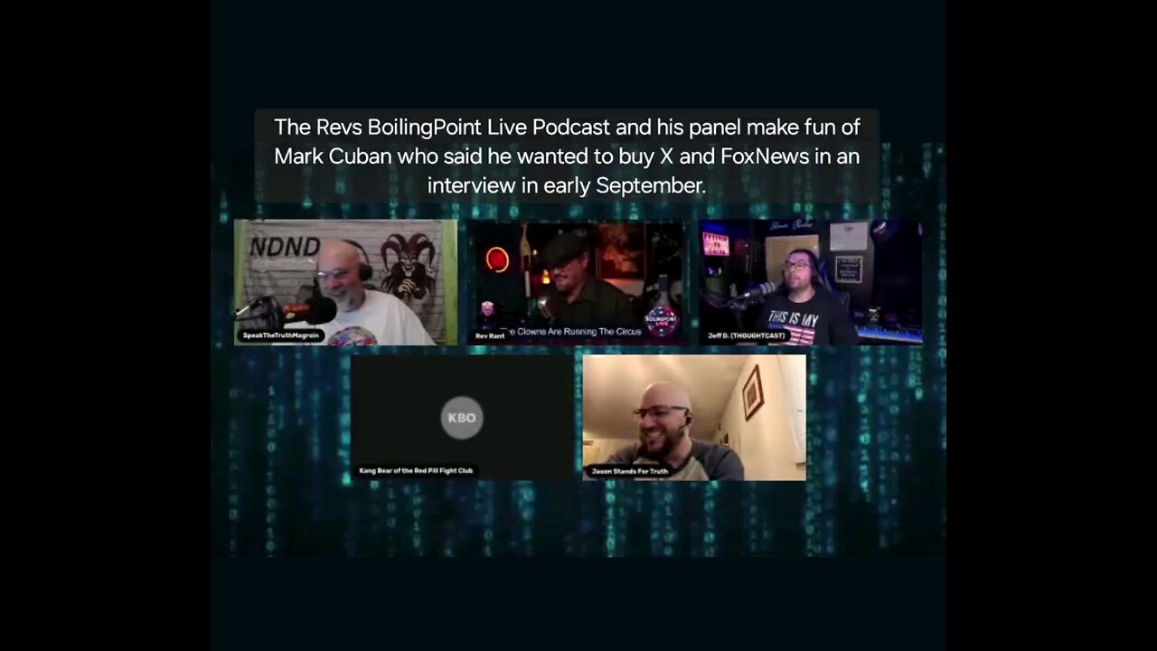 BoilingPoint Live / Jason Stands For Truth on the panel.
