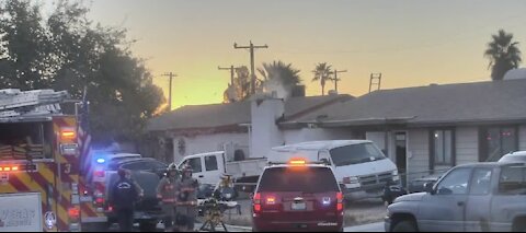 Fire near Lake Mead & Decatur | Breaking news