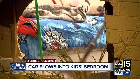 Valley father speaks out after car crashes into home