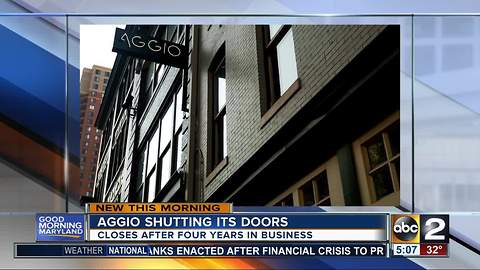 Aggio shutting its doors at Power Plant Live