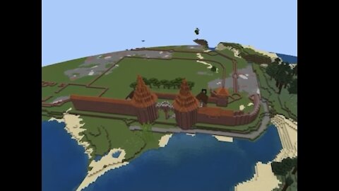 Castle Malbork #2 of 8 Construction Begins- A Tale of Several Towers (and a wall) Minecraft Survival