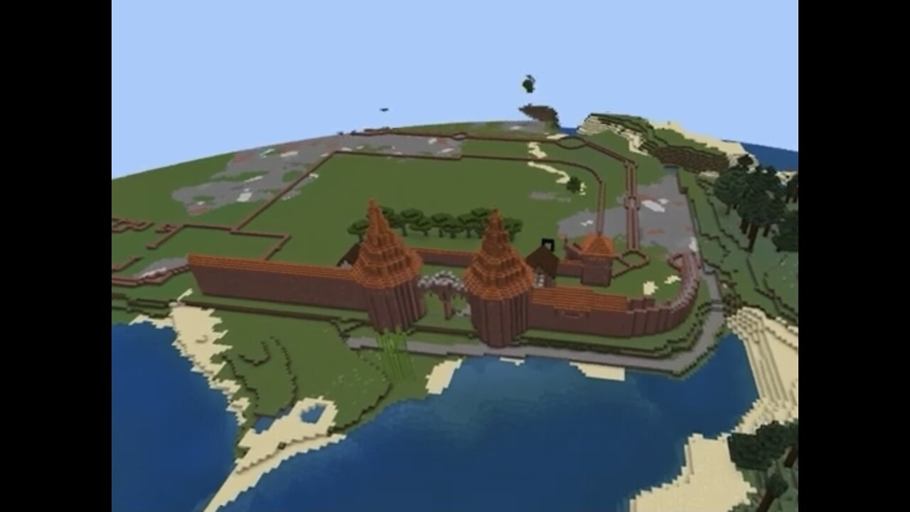 Castle Malbork #2 of 8 Construction Begins- A Tale of Several Towers (and a wall) Minecraft Survival