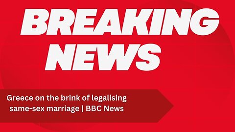 Greece on the brink of legalising same-sex marriage | BBC News