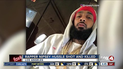 Rapper Nipsey Hussle shot and killed