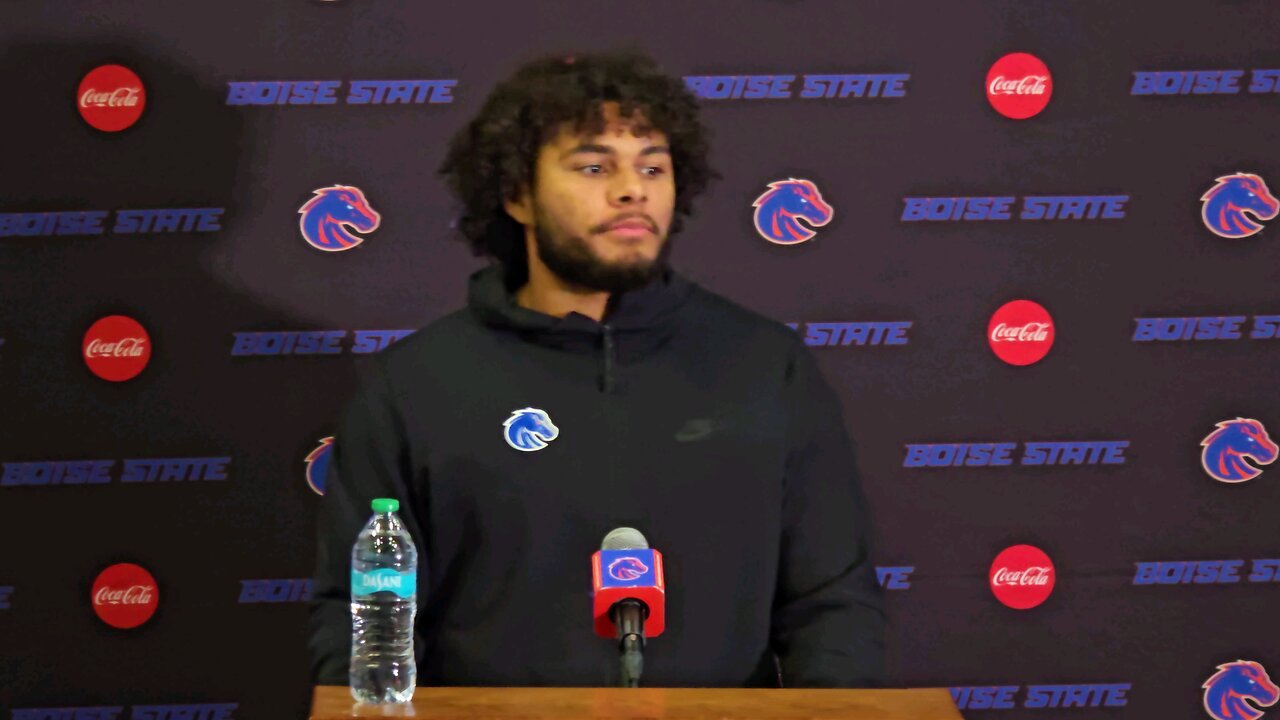 Post Utah State Presser With Boise State Linebacker, Andrew Simpson 10/05/2024