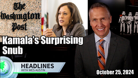 Washington Post Snubs Kamala; Mel Gibson’s Epic Kamala Diss; Hillary’s Trump Rally Comparison