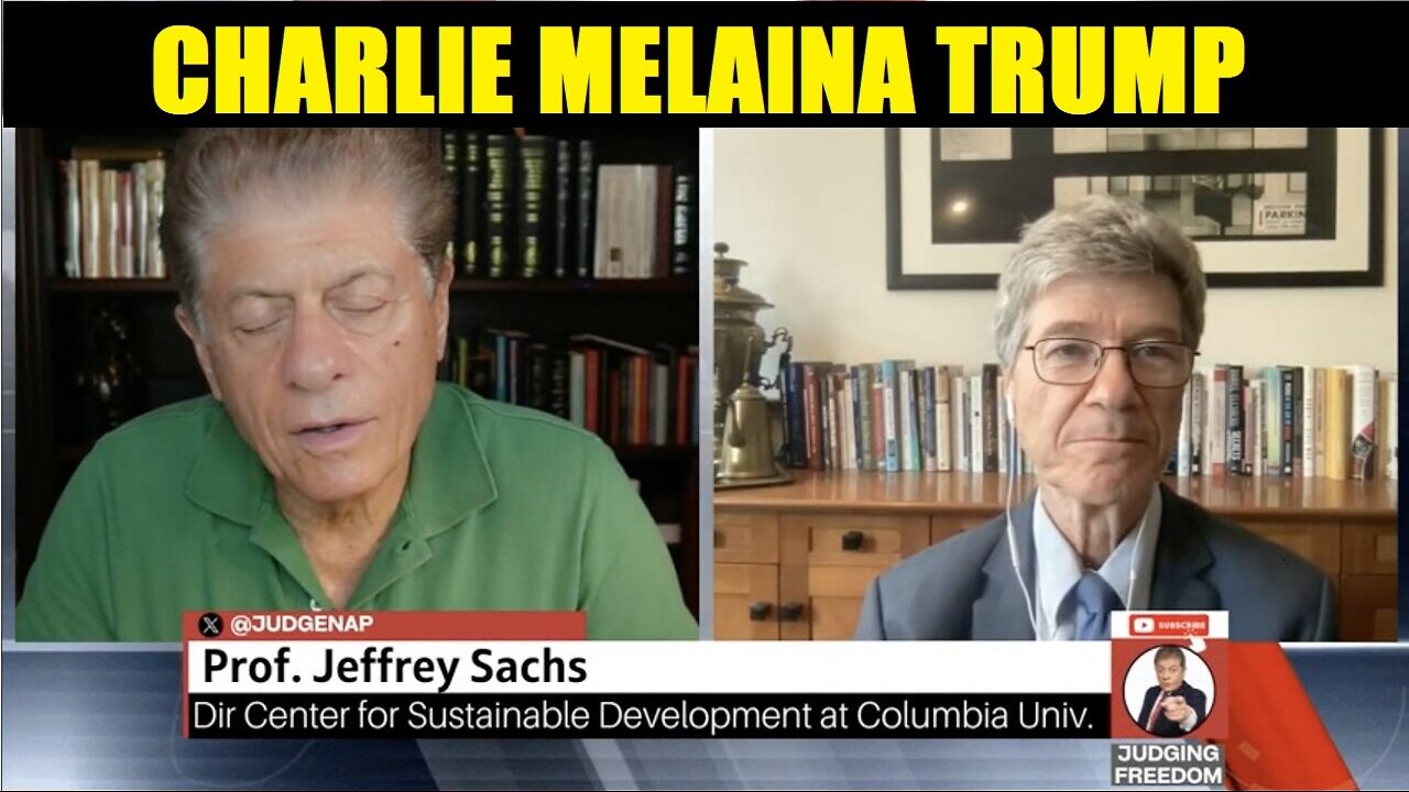 JUDGING FREEDOM W/ PROF JEFFREY SACHS. CALLING OUT THE ZIONIST FAKE JEWS.