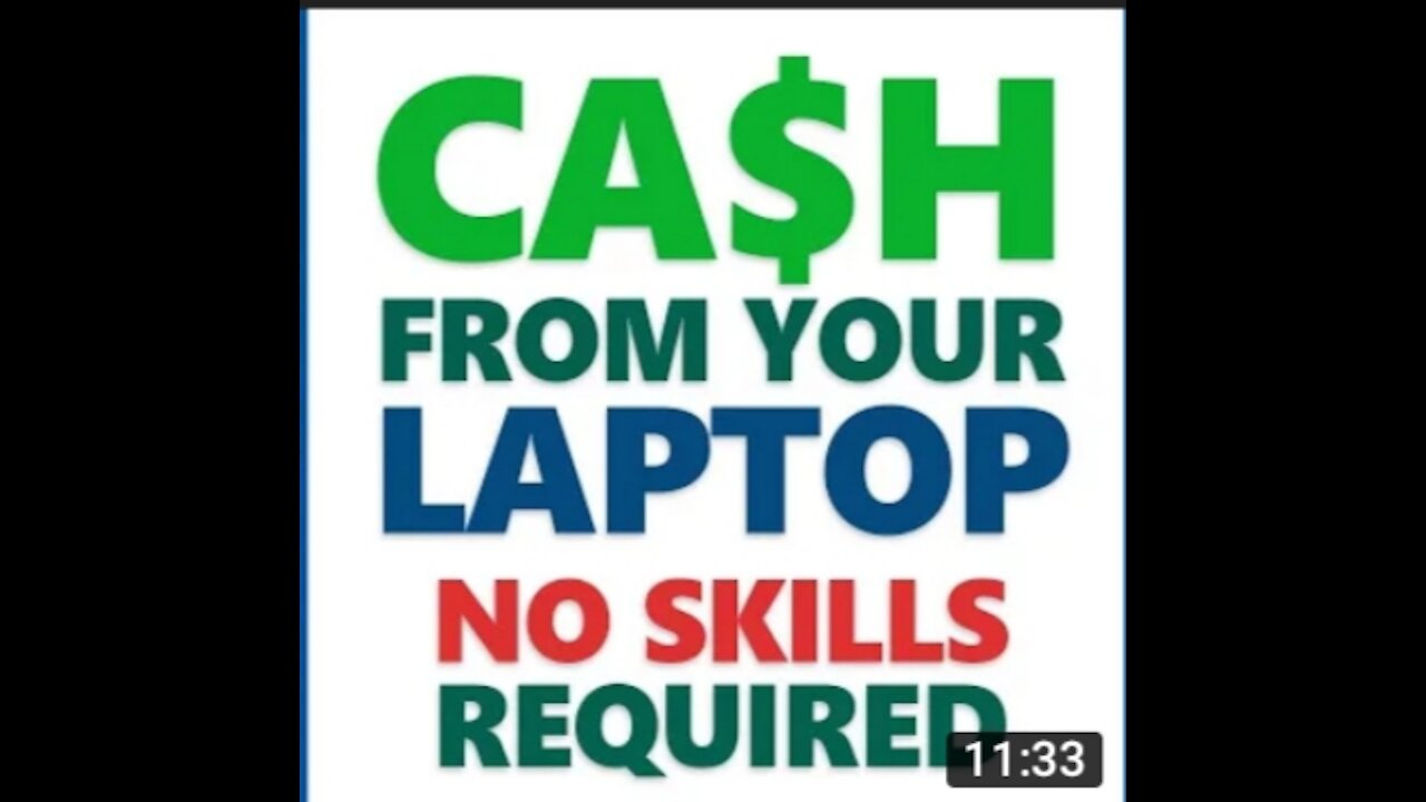 7 Ways To Earn Money 💰🤑 With a laptop. With No Skills Or Products.