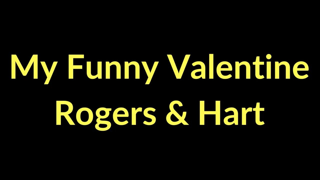 My Funny Valentine