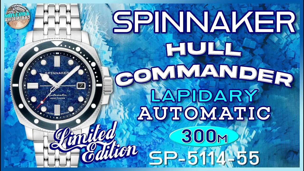 Deep Diver! | Spinnaker Hull Commander Automatic Lapidary Limited Edition Automatic Unbox & Review