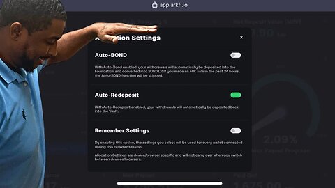 #Arkfi New Auto Allocation Feature #cryptocurrency #bsc #passiveincome #blockchain