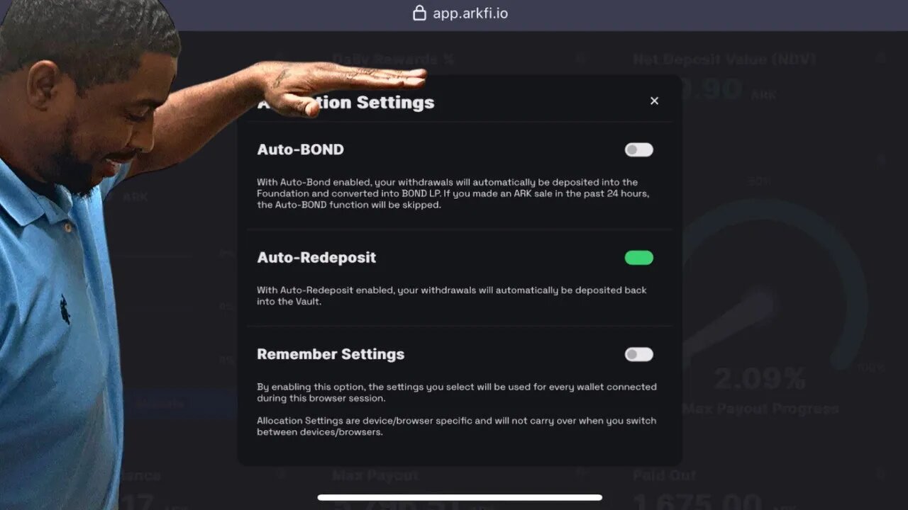 #Arkfi New Auto Allocation Feature #cryptocurrency #bsc #passiveincome #blockchain