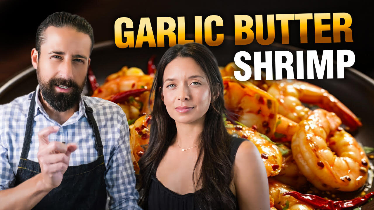 Garlic Butter Studded Shrimp