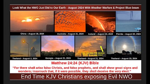 Look What the NWO Just Did to Our Earth - August 2024 With Weather Warfare & Project Blue-beam