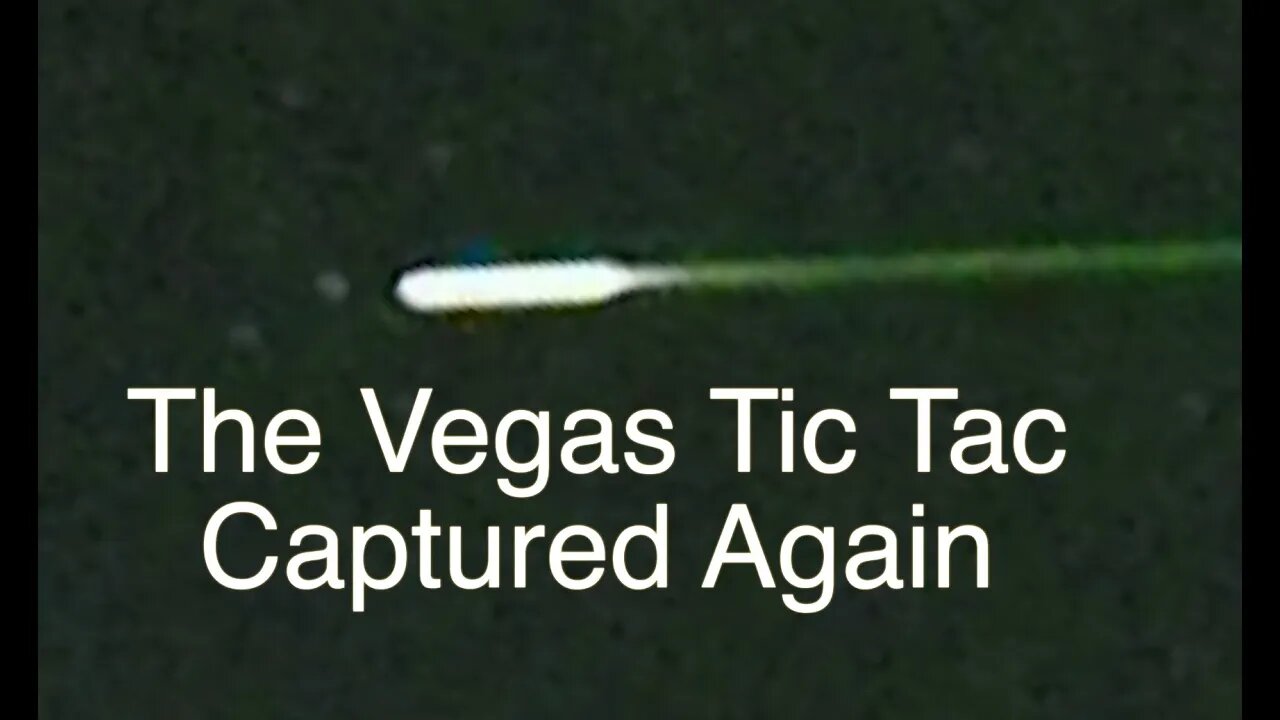 The Vegas " Tic Tac " UFO Filmed by Steve Barone Also Captured by Jason Suraci