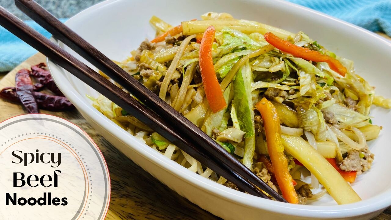 How to Cook Spicy Beef Noodles Salad