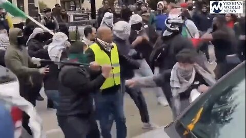 Black Hebrew Israelis fight against Pro Palestinian supporters