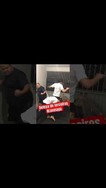 Defesa de terceiros - Krav maga #segurança #aracaju #combate #defesapessoal #kravmaga #esporte