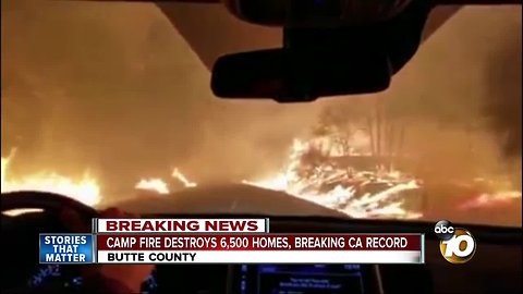 San Diegan escapes Camp Fire, fears home destroyed