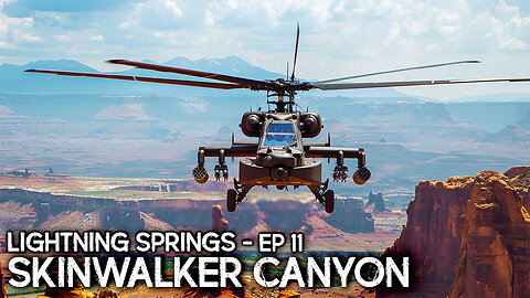 Apache Helicopter Circles Above Skinwalker Ranch - Lightning Springs ep 11