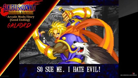 Samurai Shodown IV - Arcade Mode/Story - Galford (Good Ending)