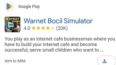 WARNET BOCIL SIMULATOR INDONESIAN GAME