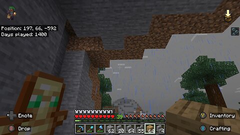 Minecraft Bedrock: I Got Struck By Lightning! (Second Time In 13 Years!)