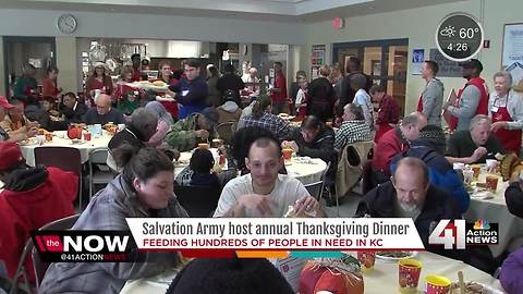 Hundreds show for Salvation Army Thanksgiving