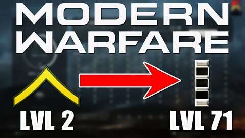 Modern Warfare - How to Rank Up FAST!