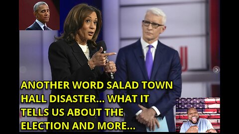 KAMALA HARRIS CNN TOWN HALL DISASTER!! SHE STILL WILL NOT ANSWER QUESTIONS.