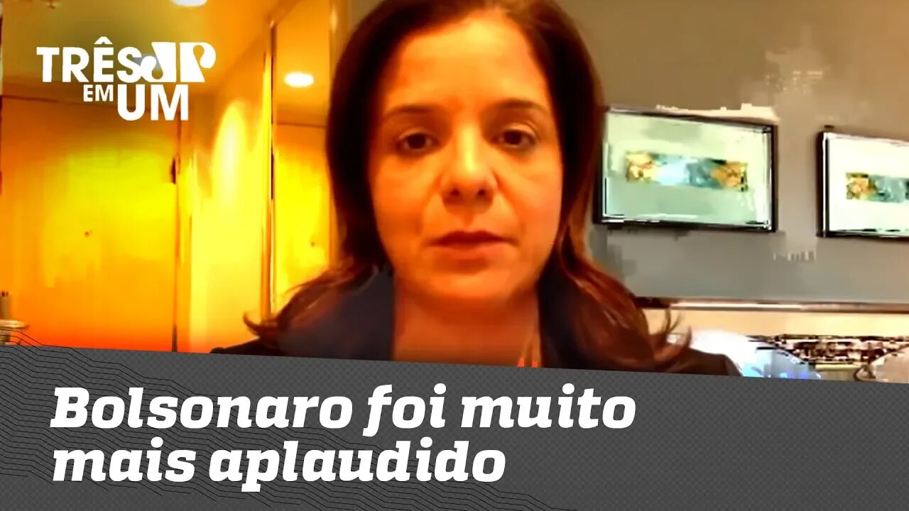 Vera Magalhães: "O 'palmômetro' mostrou Bolsonaro muito mais aplaudido"