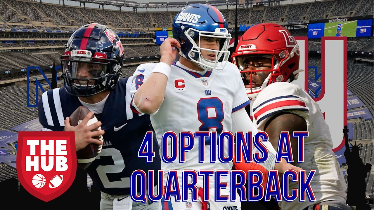 The Giants have 4 Options at Quarterback for the 2022 season