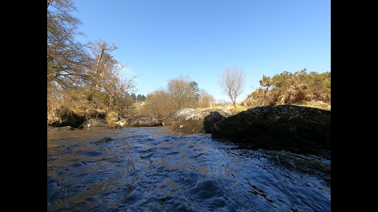 Riverside vlog. Wildcamping. Dartmoor. GoPro.