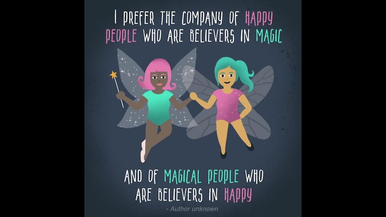I prefer the company of happy people [GMG Originals]