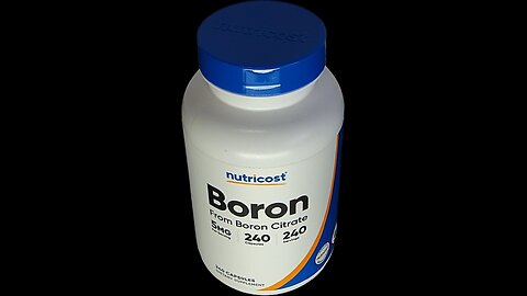 Nutricost Boron Capsules 5mg #Boron