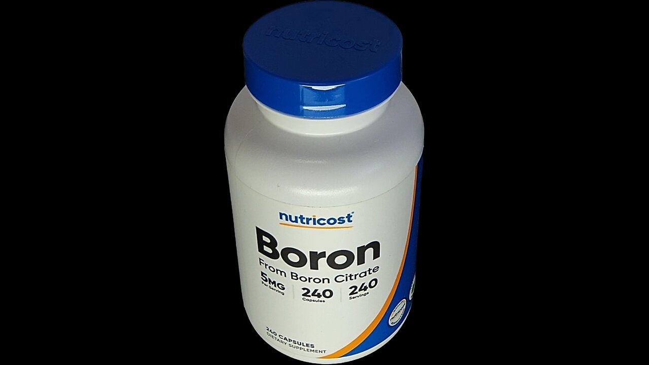 Nutricost Boron Capsules 5mg #Boron