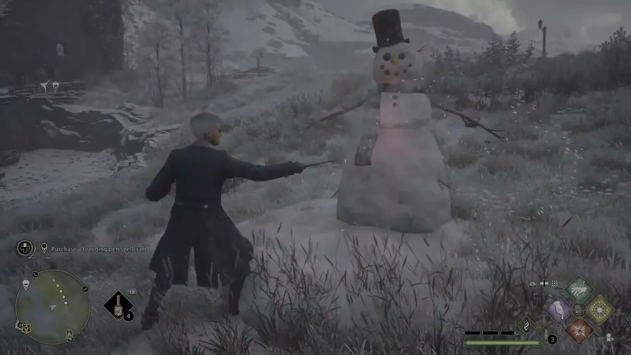Fighting Snowman #shorts