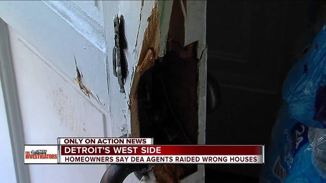 Owners say morning raids in Detroit by federal officials targeted wrong homes