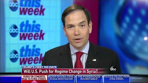 On ABC This Week, Rubio discusses Syria & intelligence committee investigation into Russia