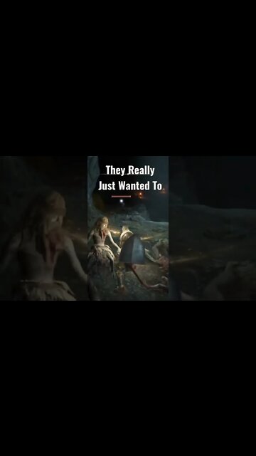 They Just Wanted to... #eldenring
