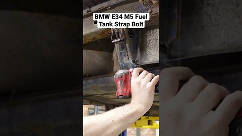 BMW E34 M5 Fuel Tank Strap Bolt #shorts #bmw #cars #automotive #diy #bmwm5 #bmwe34 #restoration