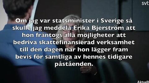 Svavel i Atmosfären. Analys av SVT Aktuellt. Jag ringer upp Exergi.