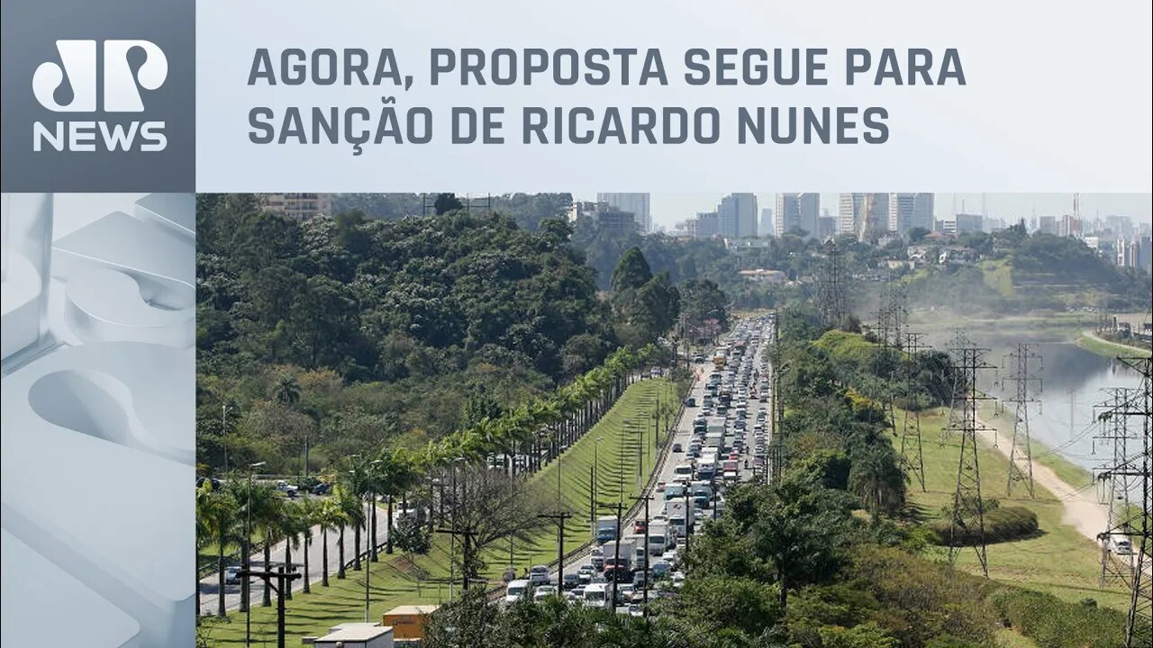 Câmara Municipal de SP aprova lei que amplia Marginal Pinheiros