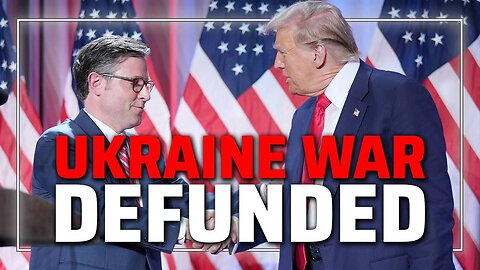 BREAKING: Trump Has Officially Defunded The Ukraine War By Pressuring Mike Johnson To Block Deep State Sending An Additional $24 Billion To Zelensky