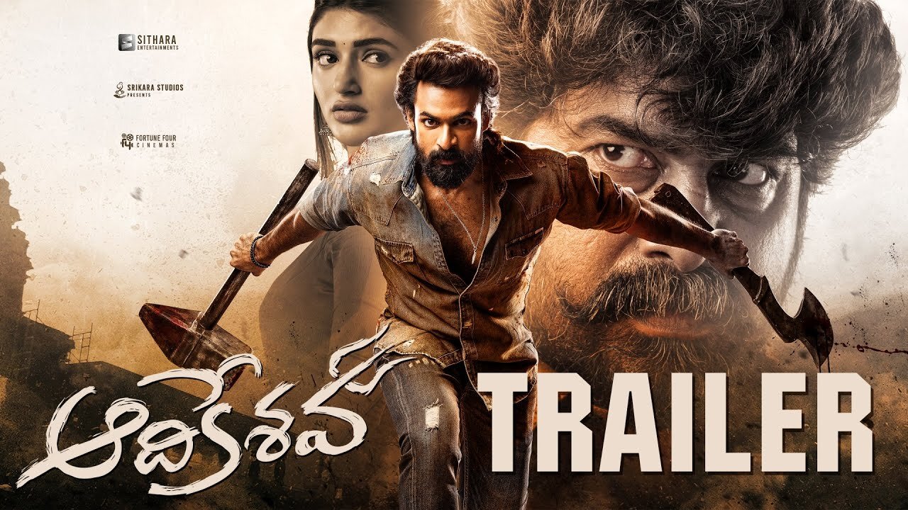 Aadikeshava Theatrical Trailer Panja Vaisshnav Tej, Sreeleela Srikanth Reddy GV Prakash