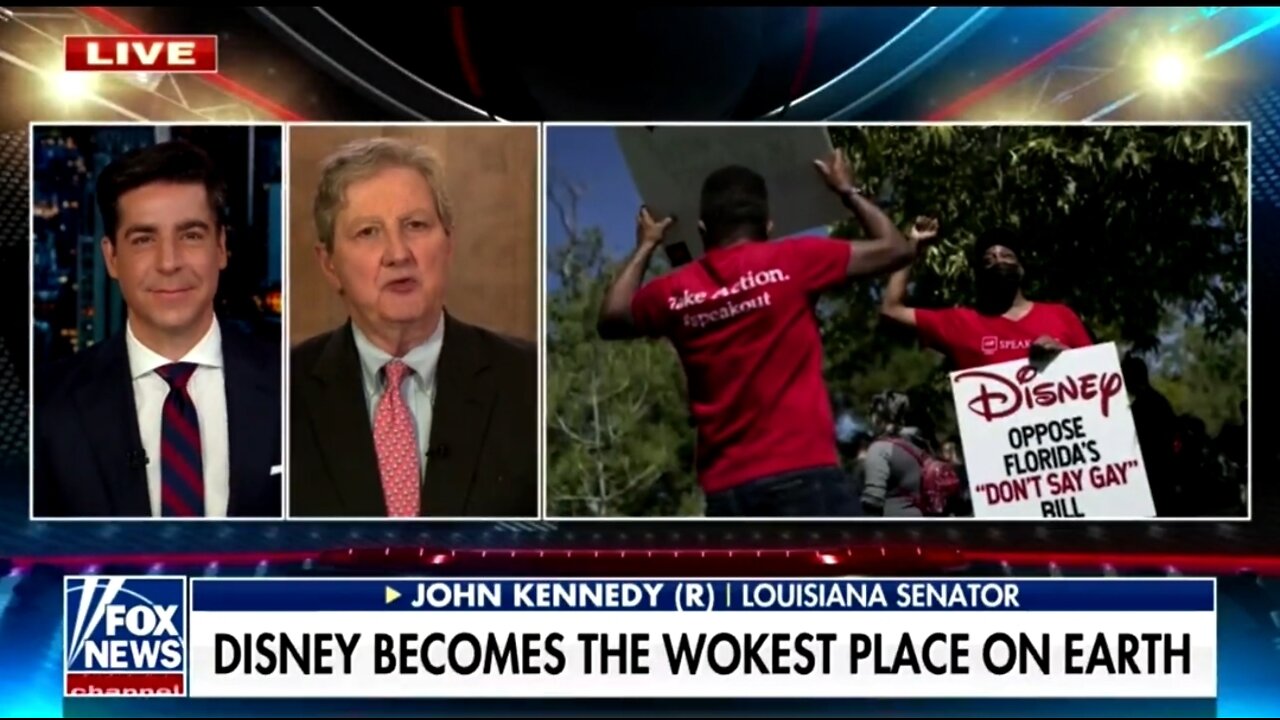 Sen Kennedy: Disney CEO Acted Without A Spine In Face Of Wokeness