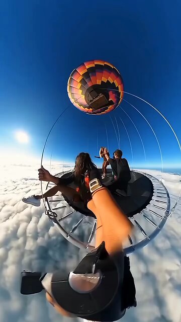 Participating in sky diving is a vital sporting endeavor. 🪂