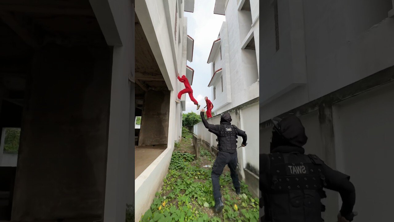 PARKOUR MONEY HEIST VS POLICE 220