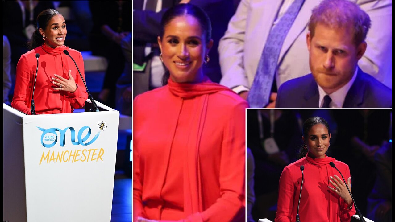 One Young World Me Me Me Speech 🥴 #HarryAndMeghan #MeghanMarkle #Royals #Gossip